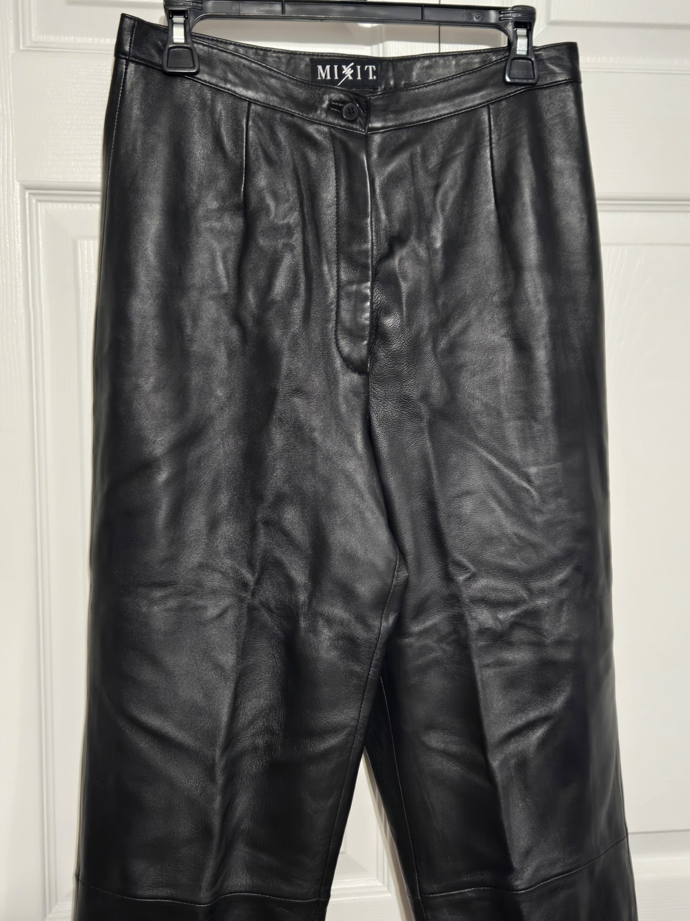 Black Leather Pants 10T